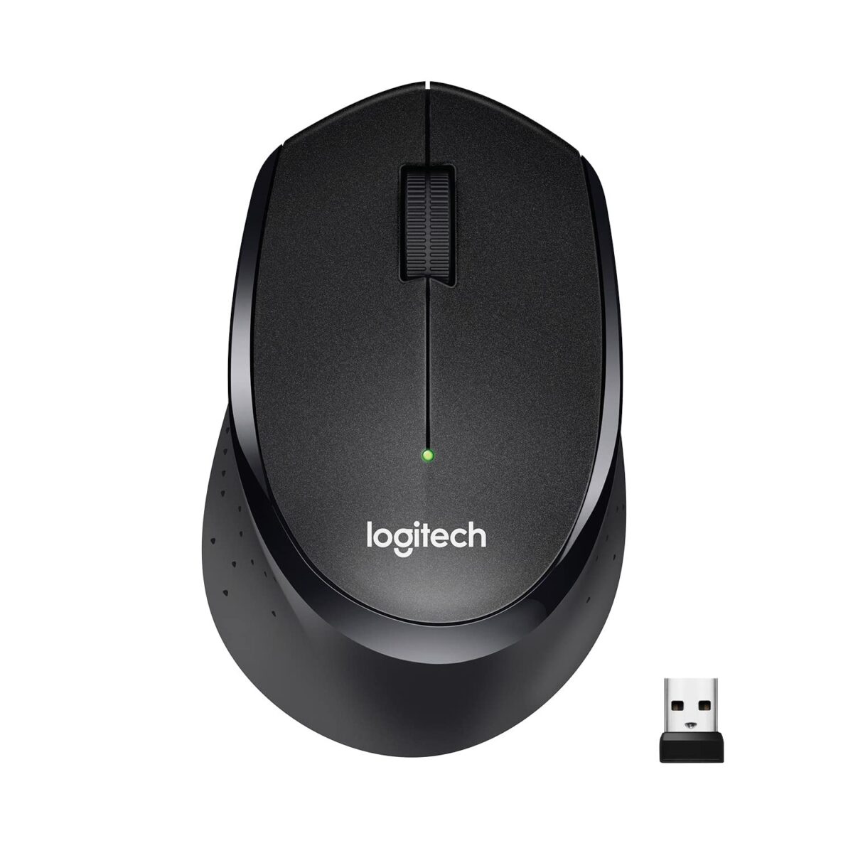 Logitech M331 Silent Plus Wireless Mouse - Black - Image 1