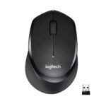 Logitech M331 Silent Plus Wireless Mouse - Black