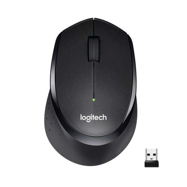 Logitech M331 Silent Plus Wireless Mouse - Black