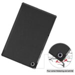 Smart Trifold Hard Back Flip Case Cover for Lenovo Tab M10, Black - Image 7