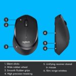 Logitech M331 Silent Plus Wireless Mouse - Black - Image 5