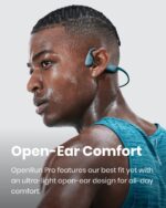 SHOKZ OpenRun Pro - Premium Bone Conduction On Ear Bluetooth Sport Headphones ,Blue - Image 5