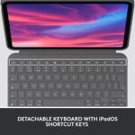 Logitech Combo Touch Detachable 10Th Gen Ipad Keyboard Case, Black - Image 3