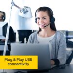 Jabra Jabra Evolve 20 Wired On Ear hEadphones with microphone black - Image 3