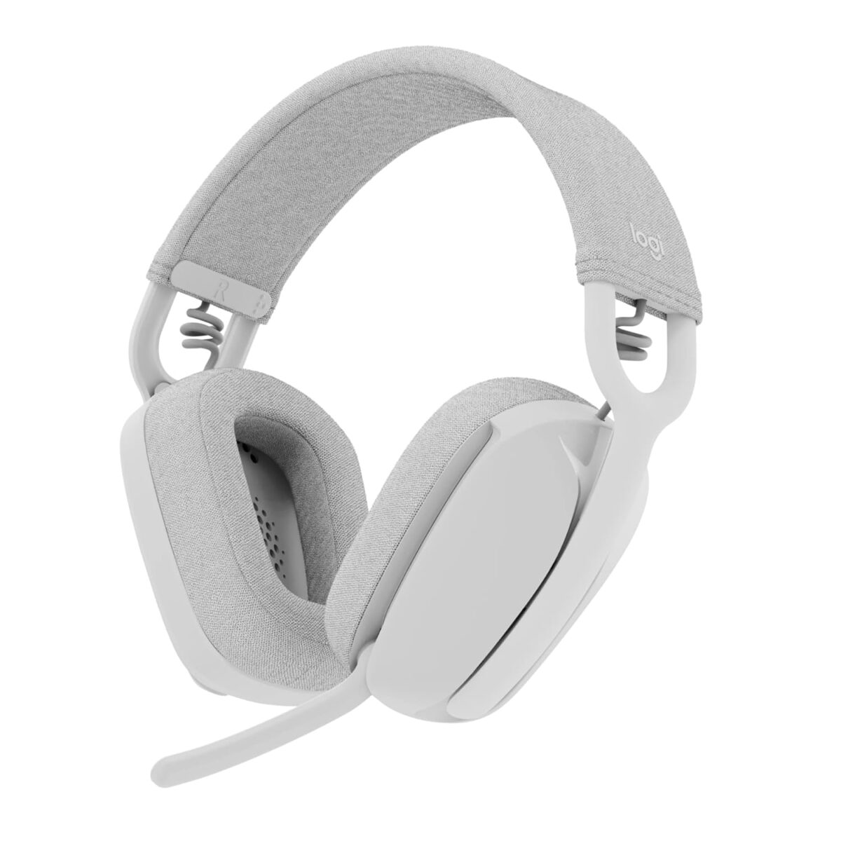 Logitech Zone Vibe 100 Lightweight Wireless Over-Ear Headphones, Offwhite - Image 1