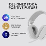 Logitech Zone Vibe 100 Lightweight Wireless Over-Ear Headphones, Offwhite - Image 2