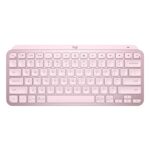Logitech MX Keys Mini Minimalist Wireless Illuminated Keyboard, Rose