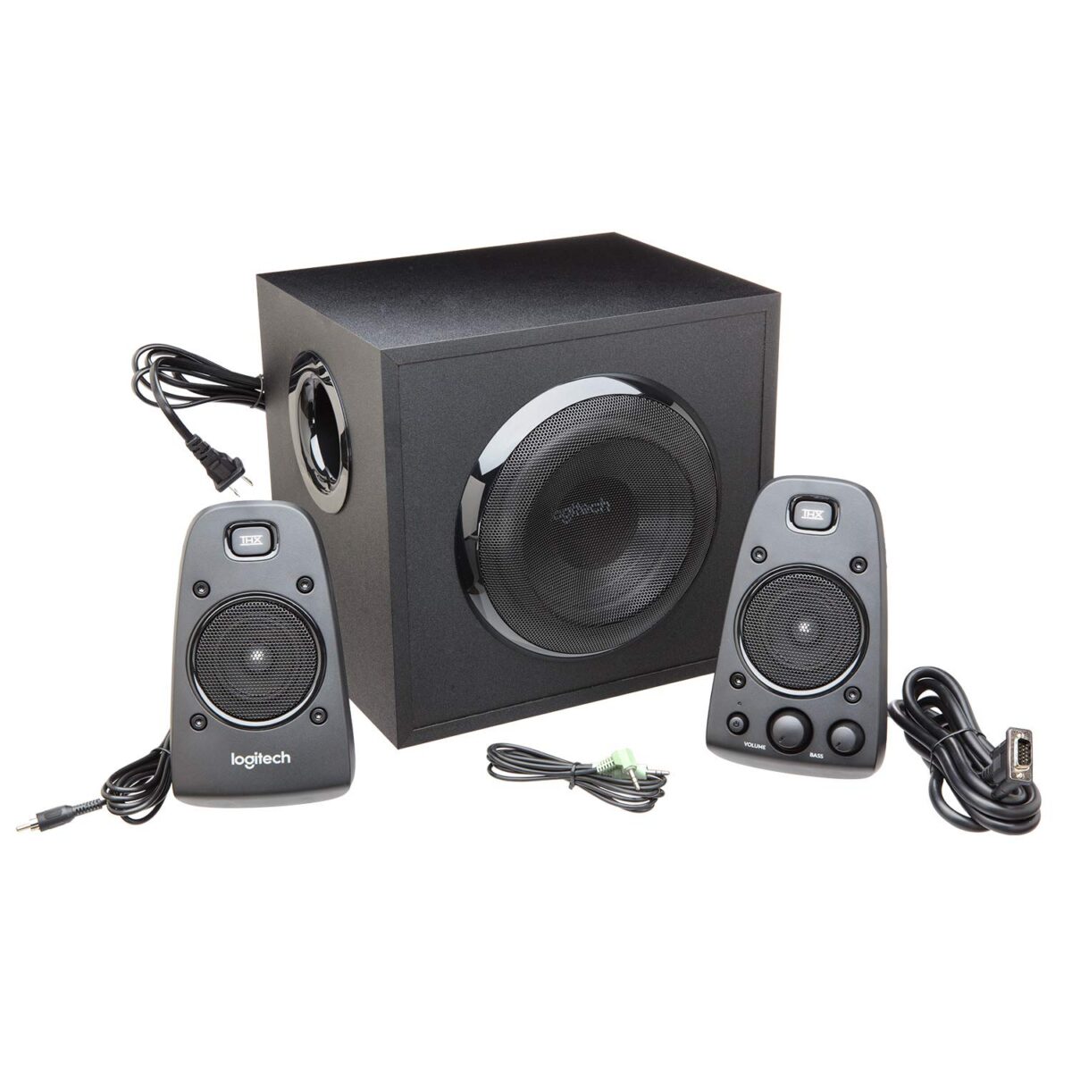 Logitech Z623 THX 400 Watt 2.1 Channel Wired Speaker (Black) - Image 4
