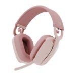 Logitech Zone Vibe 100 Lightweight Wireless Over-Ear Headphones, Rose