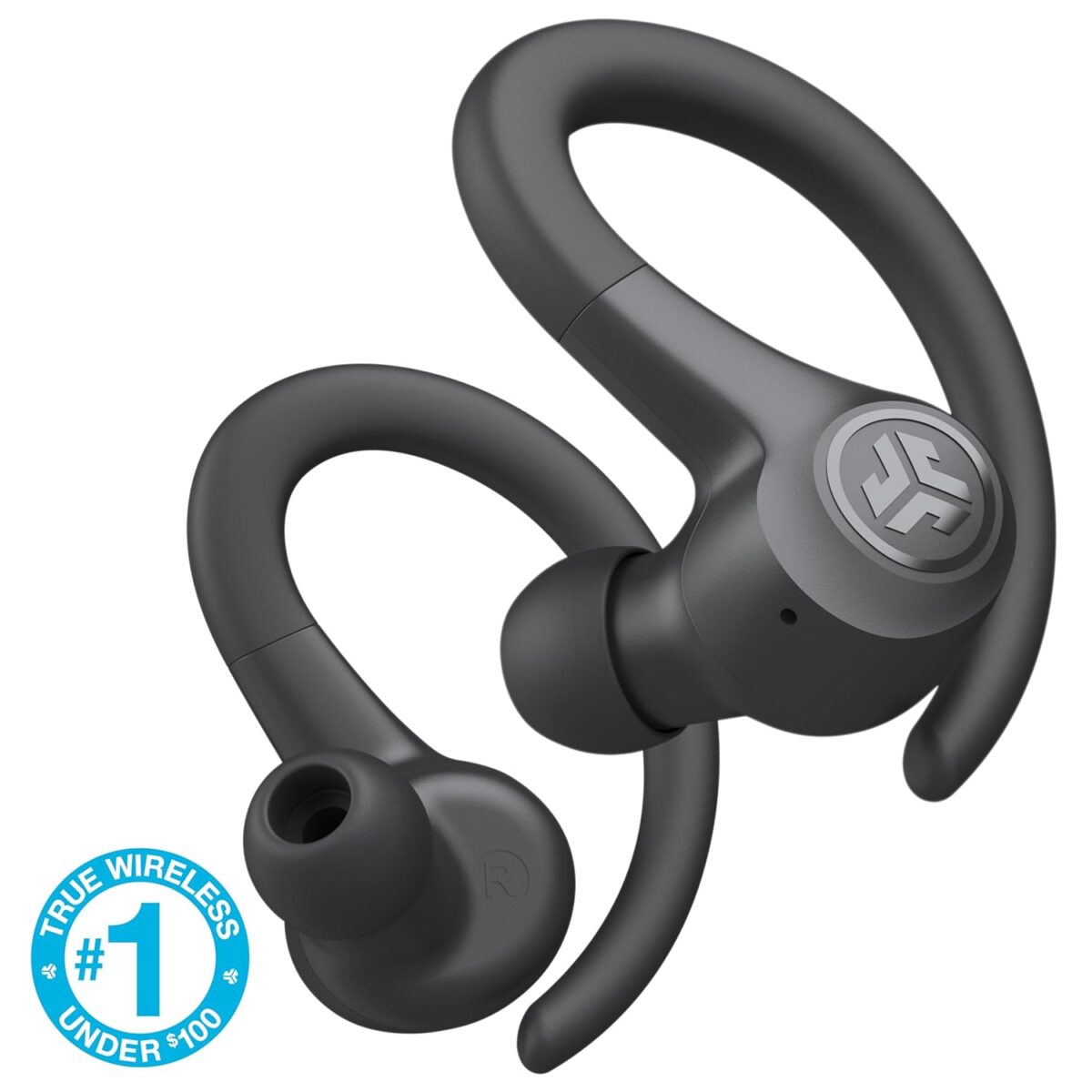 JLab Go Air Sport True Wireless Earbuds, Black - Image 2
