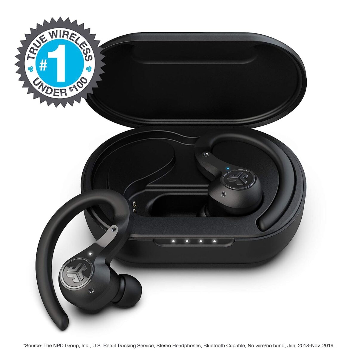JLab Epic Air Sport ANC True Wireless Bluetooth 5 In Ear Earbuds - Image 2