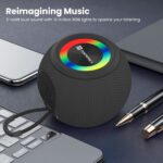Portronics Resound 5W Bluetooth 5.3 Wireless Speaker , Black - Image 3