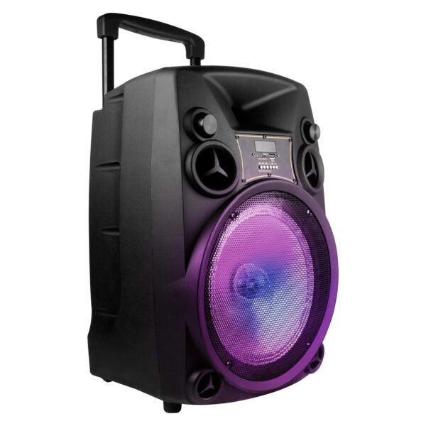 Artis BT918 12 Inch Karaoke Bluetooth PA System Portable Trolley Speaker