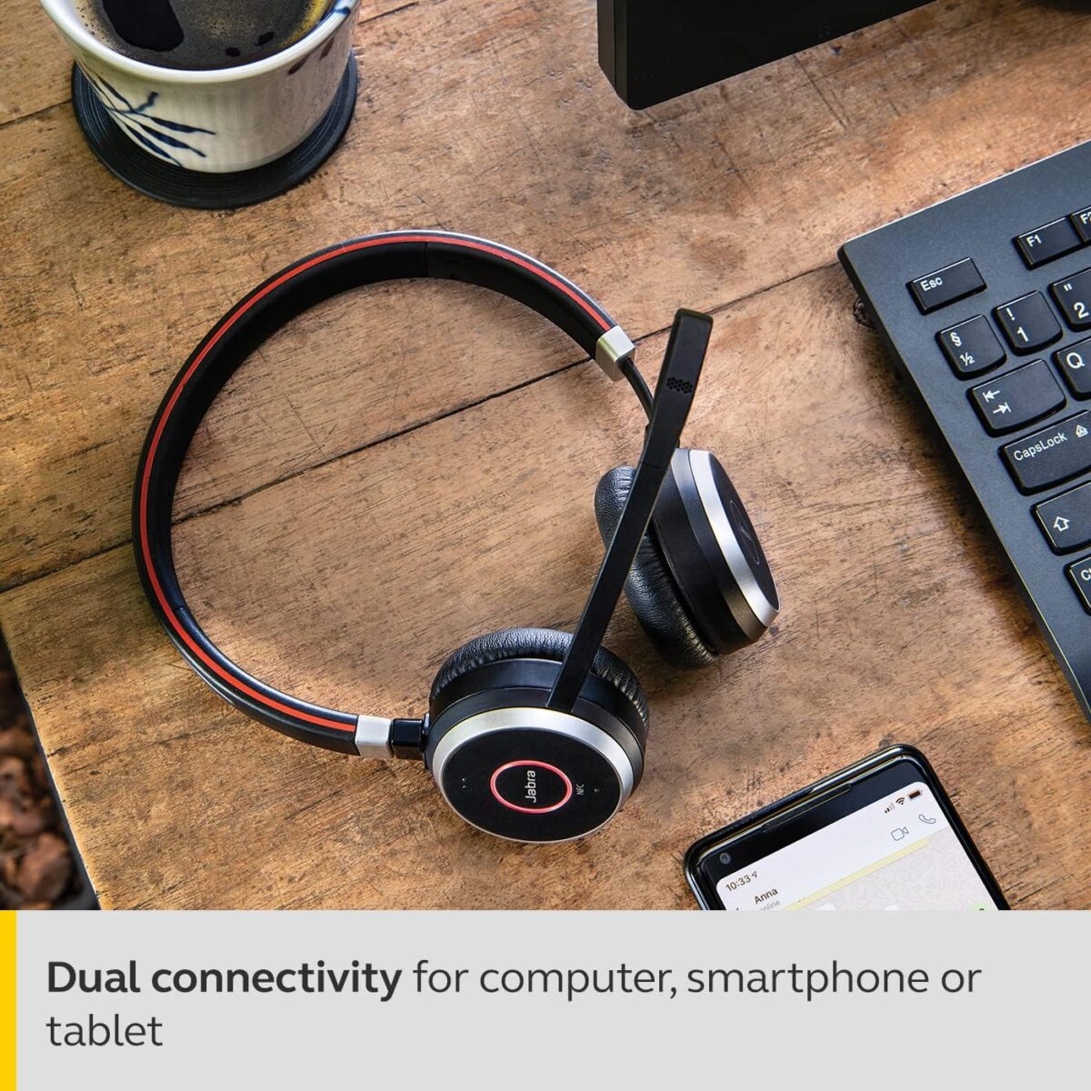 Jabra Evolve 65 MS Wireless Headset - Image 3