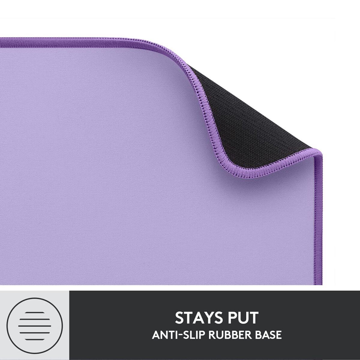 Logitech Desk Mat - Studio Series, Multifunctional Large Desk Pad, Lavender - Image 6