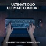 Logitech MX Keys S Combo - Performance Wireless Keyboard and Mouse with Palm Rest - Image 3
