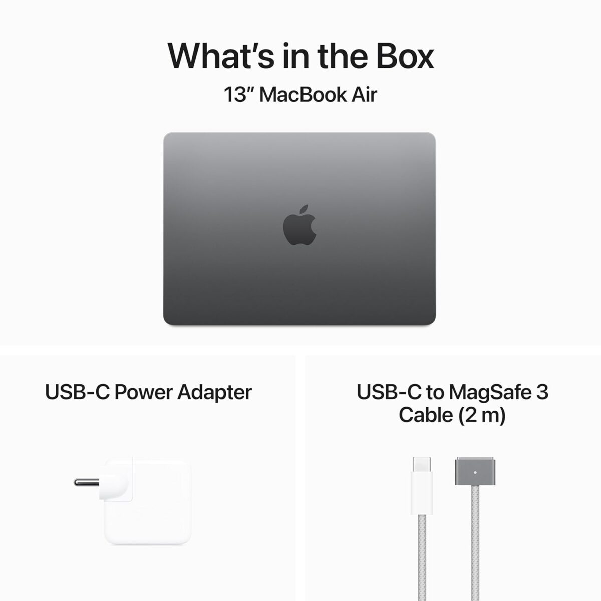 MacBook Air 13inch M3 chip 8GB /512GB SSD Storage- grey - Image 3