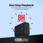 Portronics Breeze 4 Portable 5W Bluetooth Speaker - black - Image 4