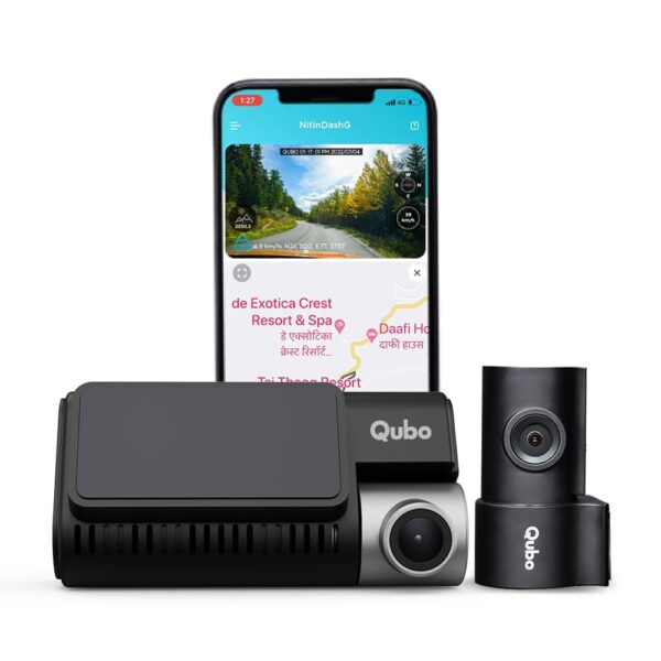 Qubo Car Dash Cam 3k (Front+Rear)