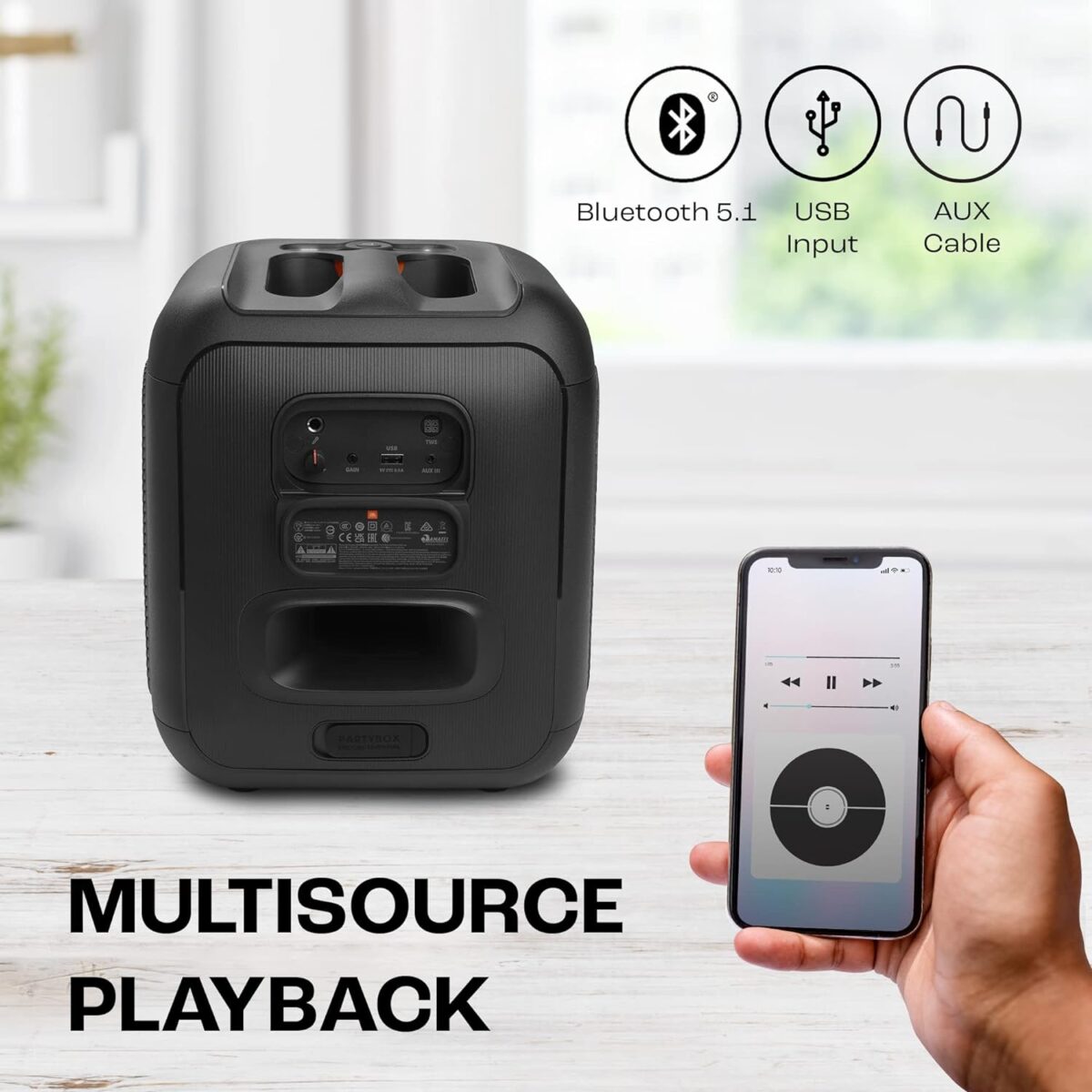 JBL Party box Encore Essential Portable Bluetooth Party Speaker 100W - Image 2