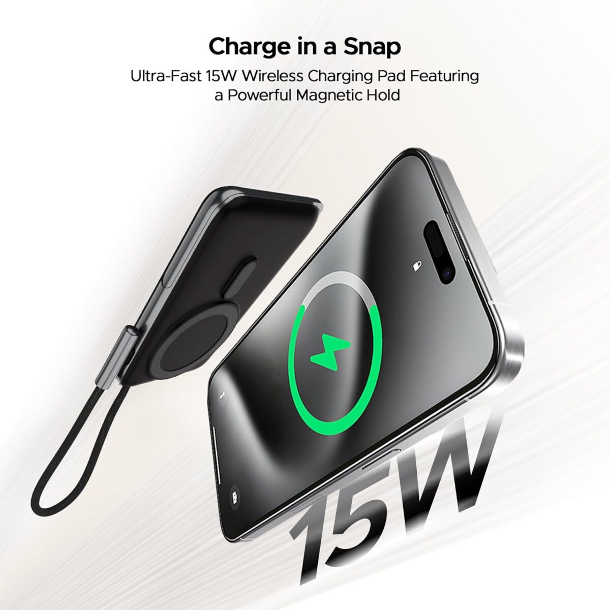 Boat Energyshroom PB330 10000 mAh Magnetic Wireless Power Bank - Image 4
