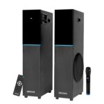 GIZMORE DT11500 120W Dual Tower Wooden Speaker
