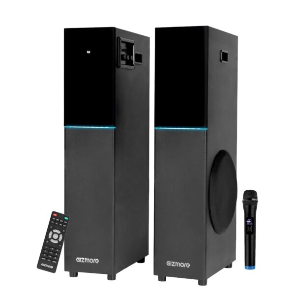 GIZMORE DT11500 120W Dual Tower Wooden Speaker