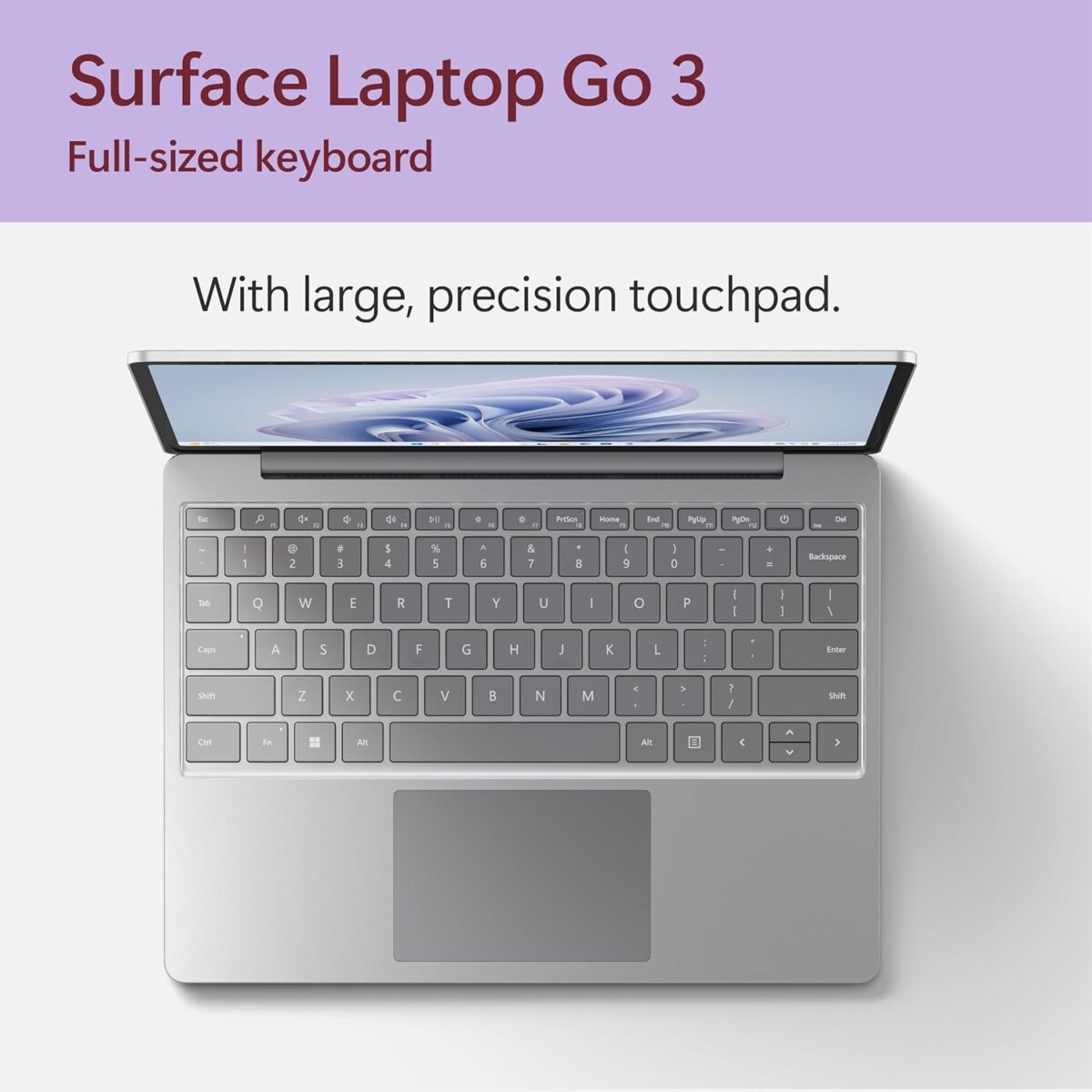 Microsoft Surface Laptop GO 3 Touch Screen 12.4" Inch, i5 /12th Gen Intel Core i5 1235U /8GB RAM /256GB SSD/Windows 11 - Image 3