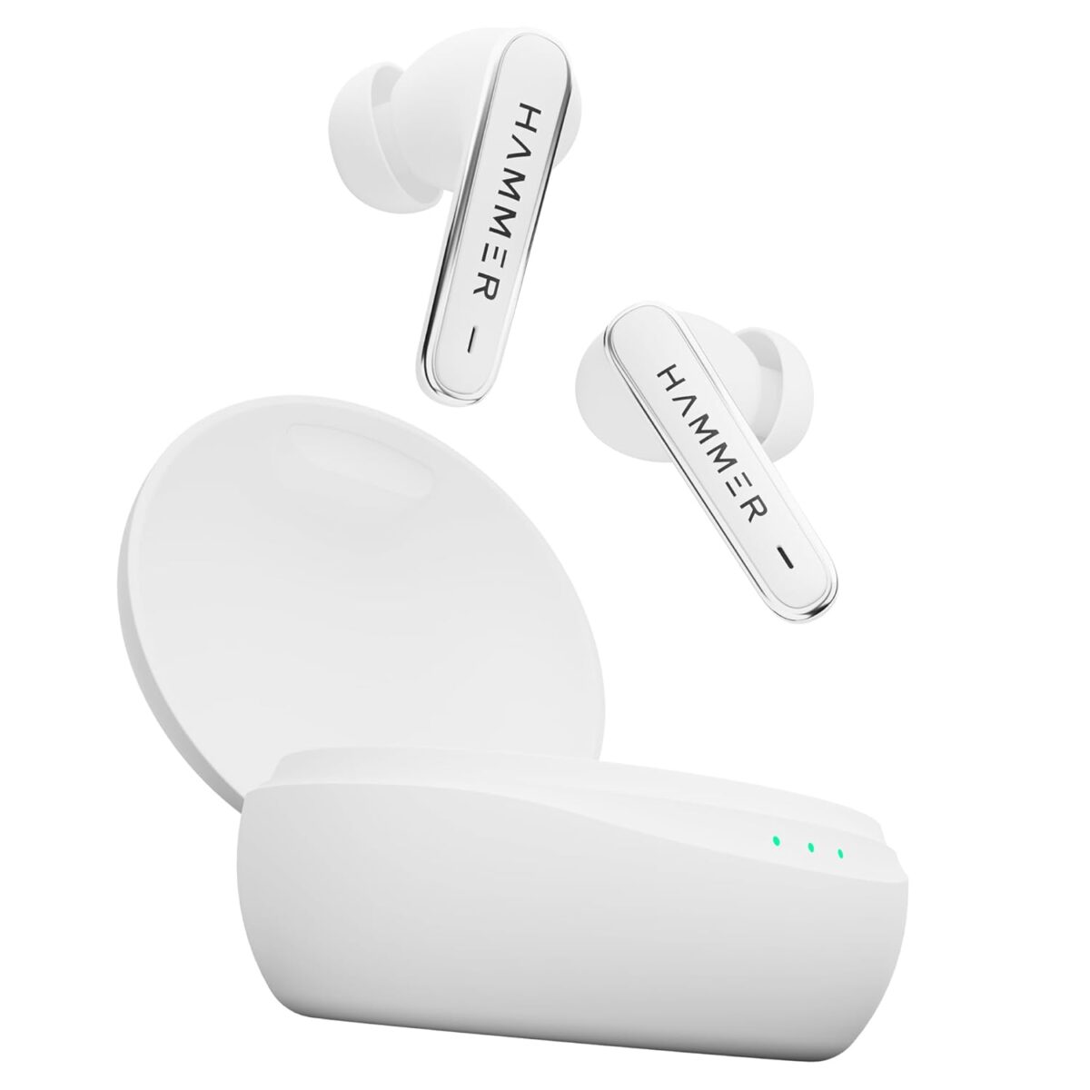 HAMMER Airflow Lit True Wireless Earbuds (White) - Image 1