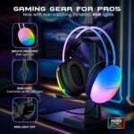HAMMER Blaze Wired Over Ear Gaming Headphones (Black) - Image 4