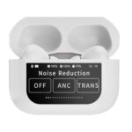 HAMMER Screen TWS, ANC (32dB), Smart Touch Display True Wireless Buds, Type-C (White)