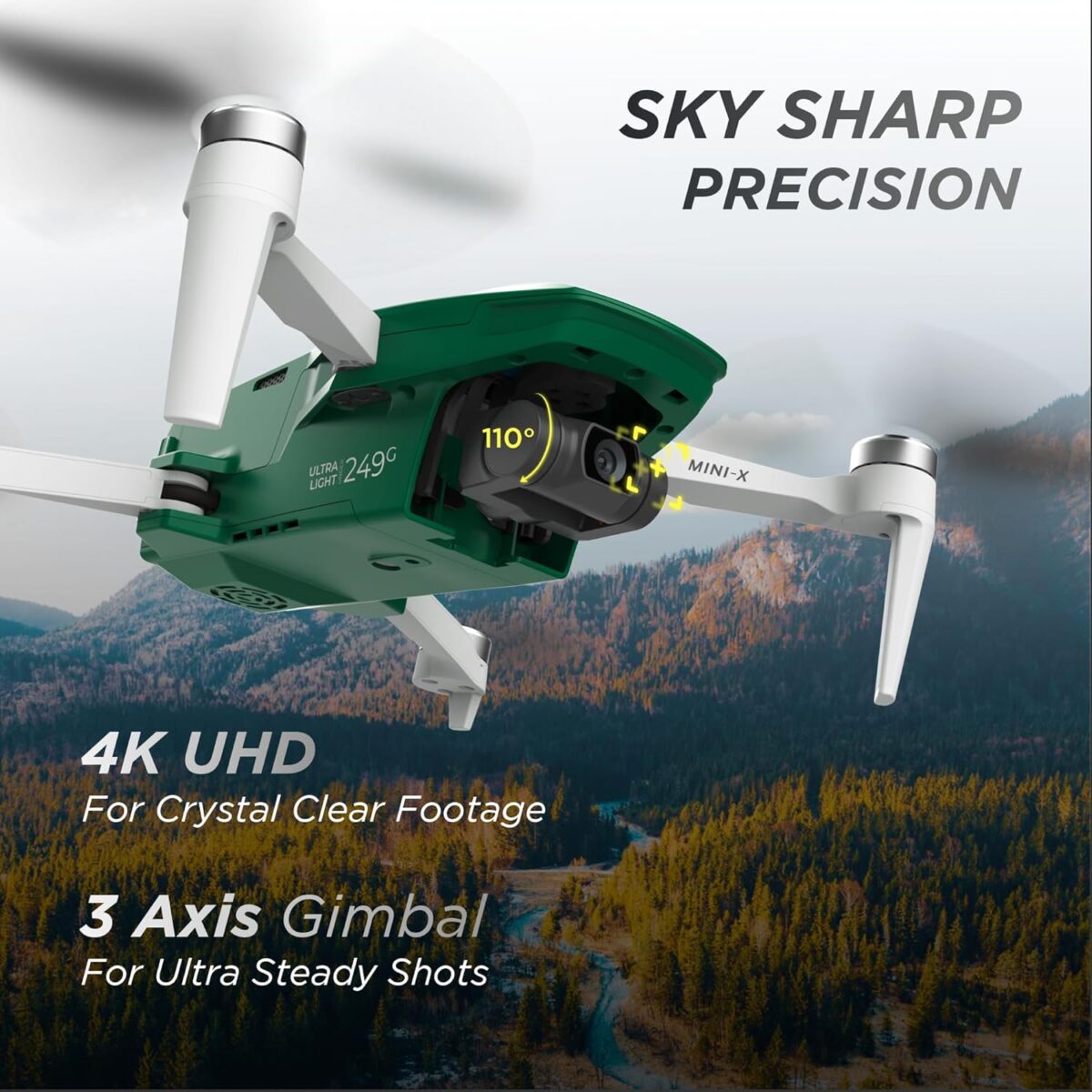 IZI Mini X Nano Fly More Combo 4K Camera Drone - Image 4