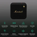Marshall Willen 10W Portable Bluetooth Speaker - Image 3