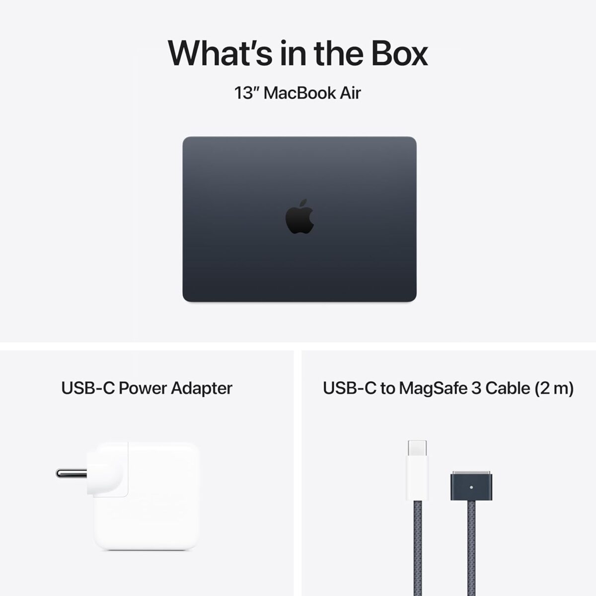 MacBook Air (13-inch, Apple M4 chip 16GB/256GB) - Midnight - Image 3