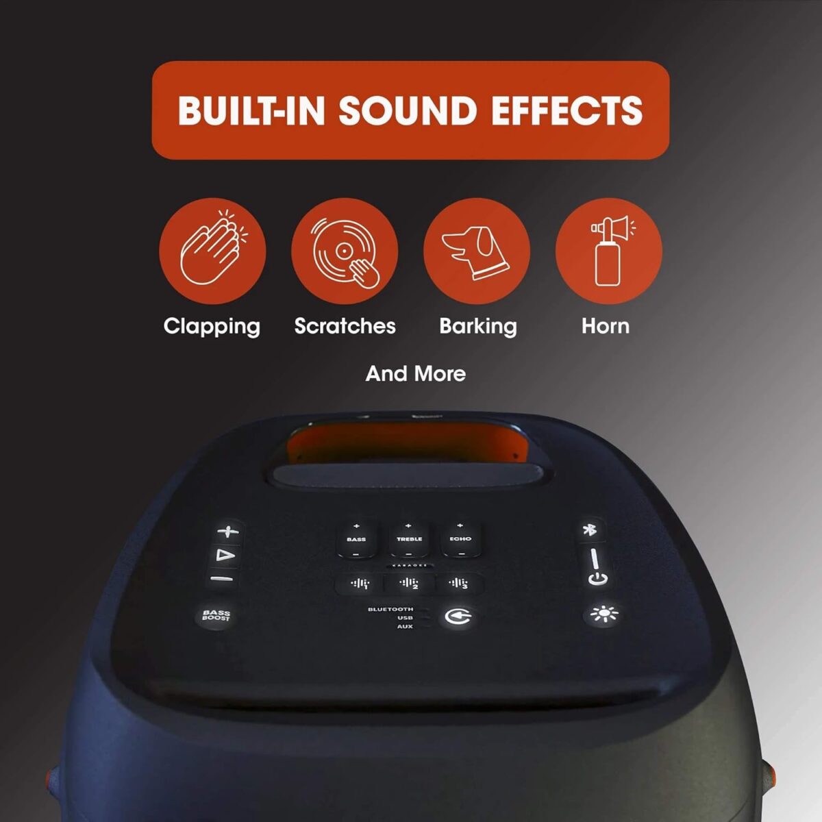 JBL Party box 310 Portable Bluetooth Party Speaker 240W - Image 3