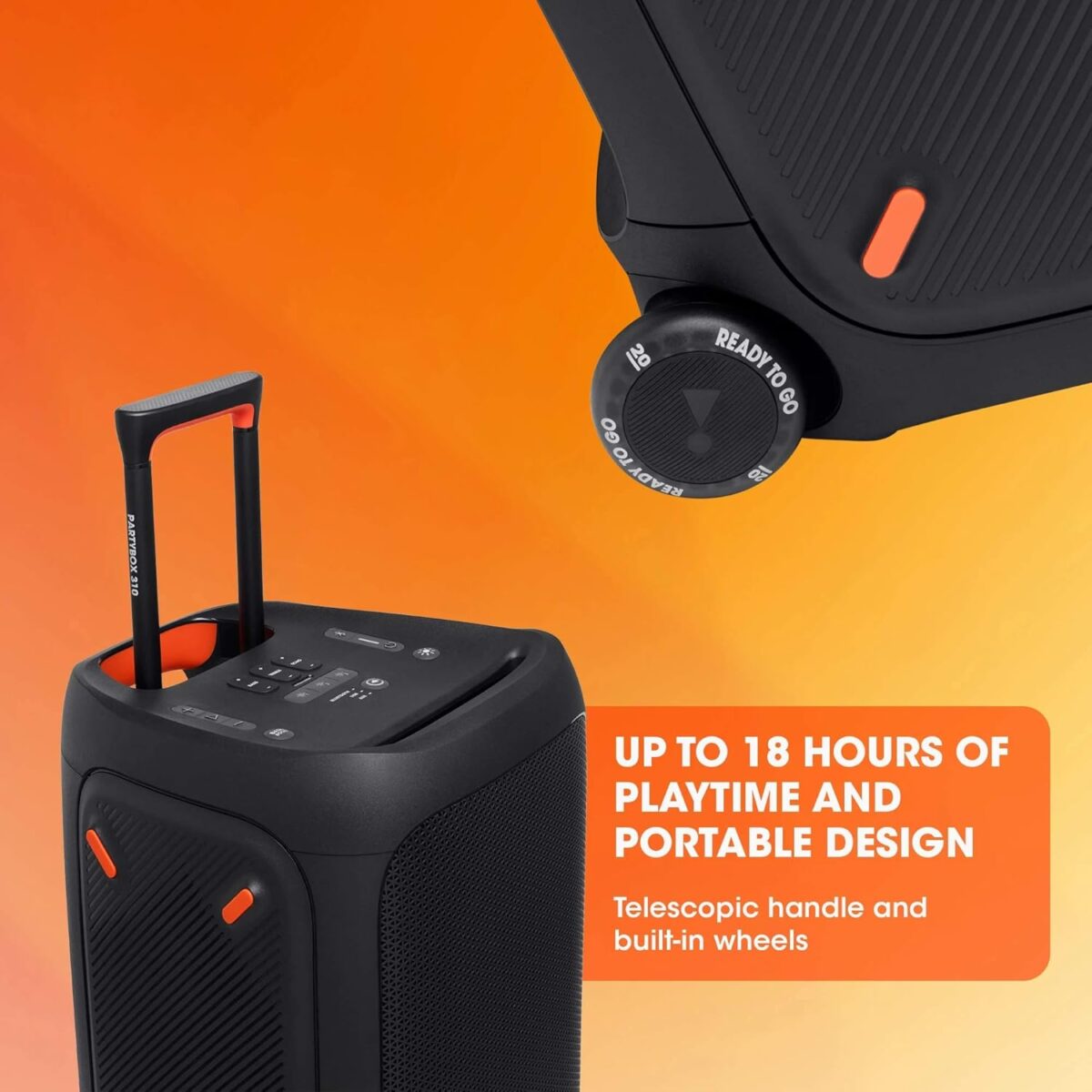 JBL Party box 310 Portable Bluetooth Party Speaker 240W - Image 5