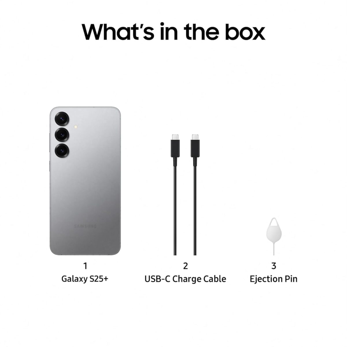 Samsung S25 Plus 5G (12/512GB Storage)-Silver Shadow - Image 2