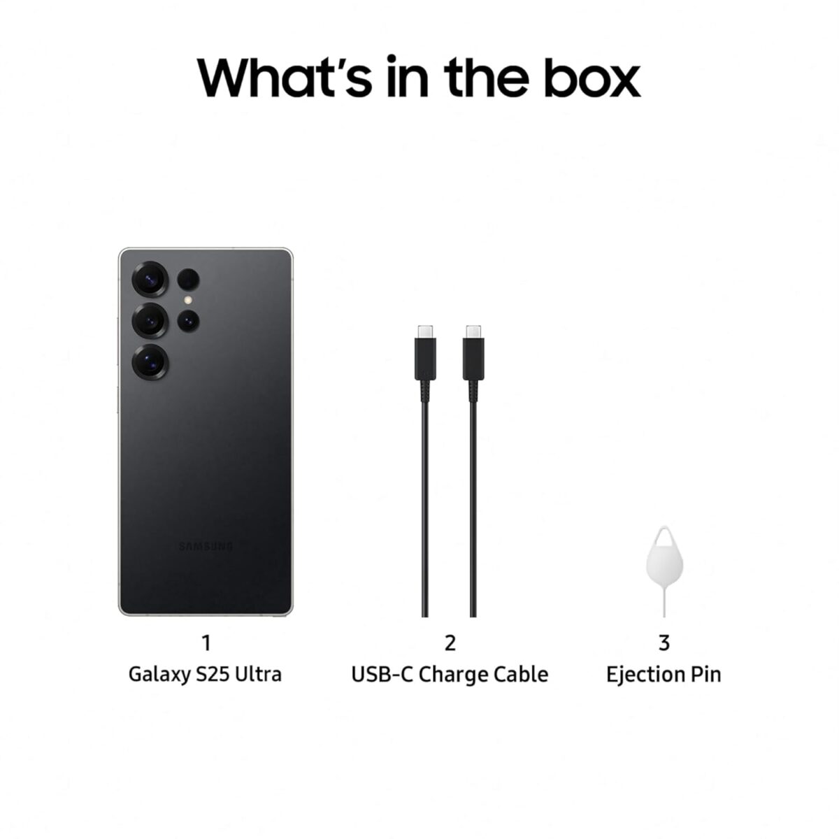 Samsung S25 Ultra (12/1TB)-Titanium Black - Image 3