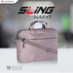Neopack Sling Sleeve Slim Laptop Bag-PINK - Image 2
