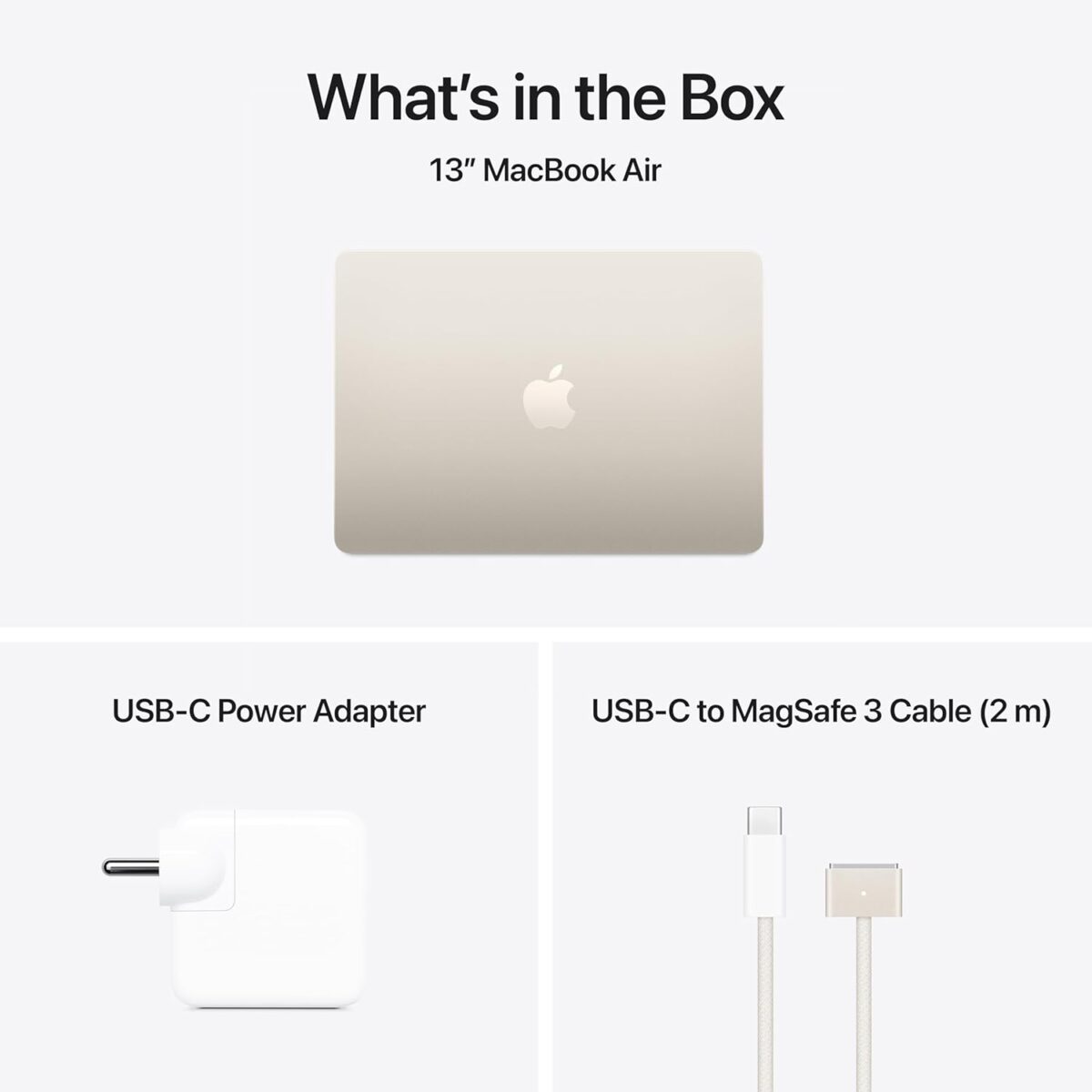 MacBook Air (13-inch, Apple M4 chip 16GB/256GB) -Starlight - Image 2