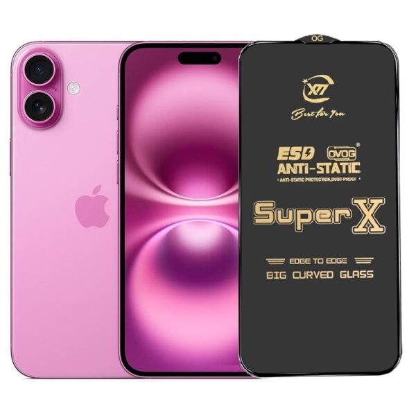 Super X Tempered Glass Screen Protector for Apple IPhone 16 Plus