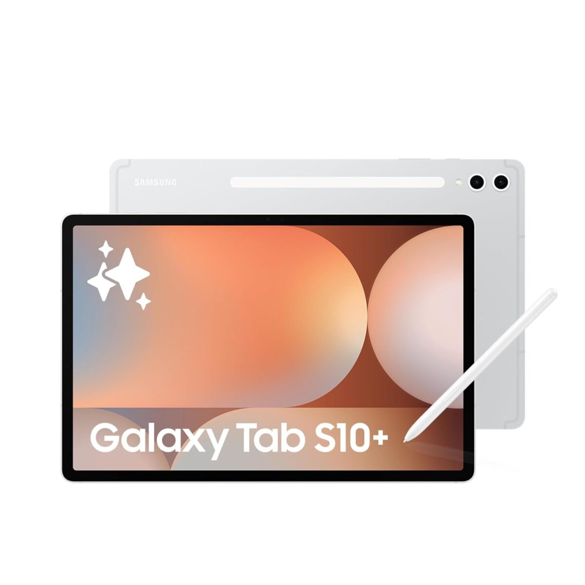 Samsung Tab S10 Plus, S Pen in-Box 12/256GB Wi-Fi + 5G Tablet- silver - Image 1