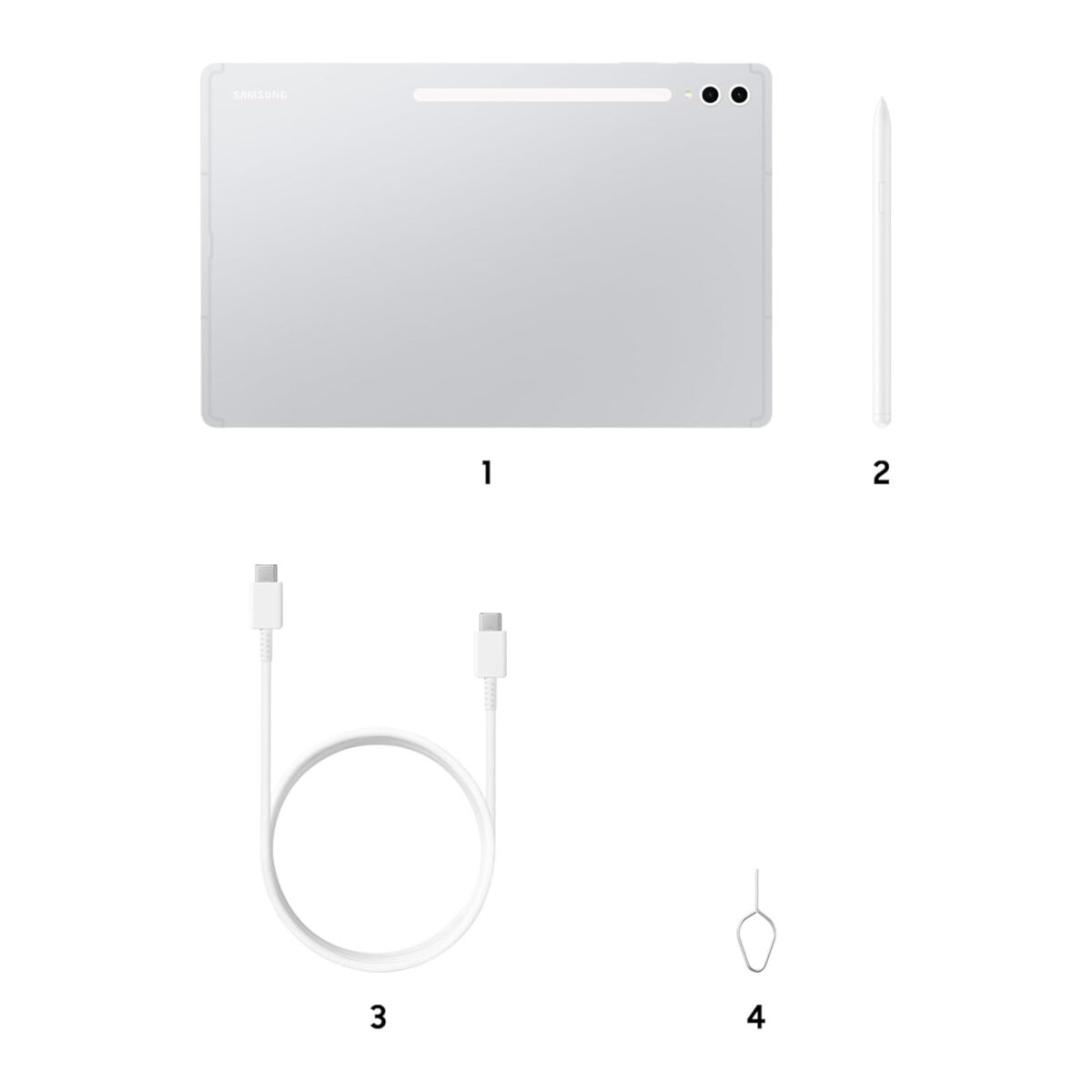 Samsung Tab S10 Ultra,S Pen in-Box 12/256GB Wi-Fi+5G Tablet-silver - Image 2