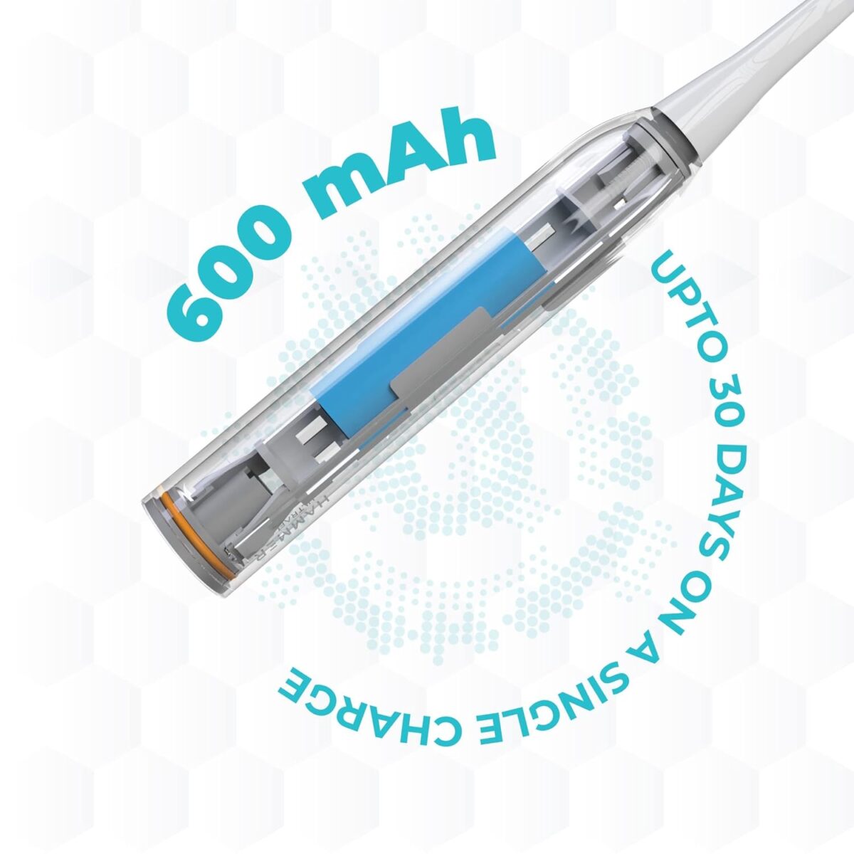 Hammer Ultra Flow Electric Toothbrush (BLUE) - Image 3