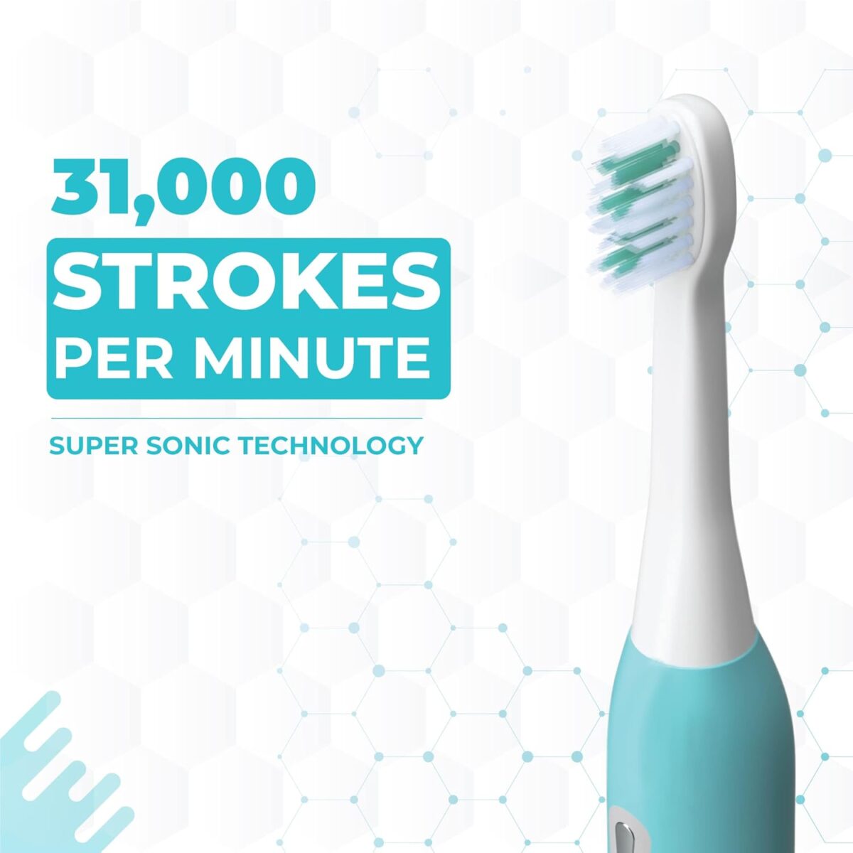 Hammer Ultra Flow Electric Toothbrush (BLUE) - Image 4