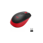 Logitech M190 Wireless Optical Mouse (Red-Black)