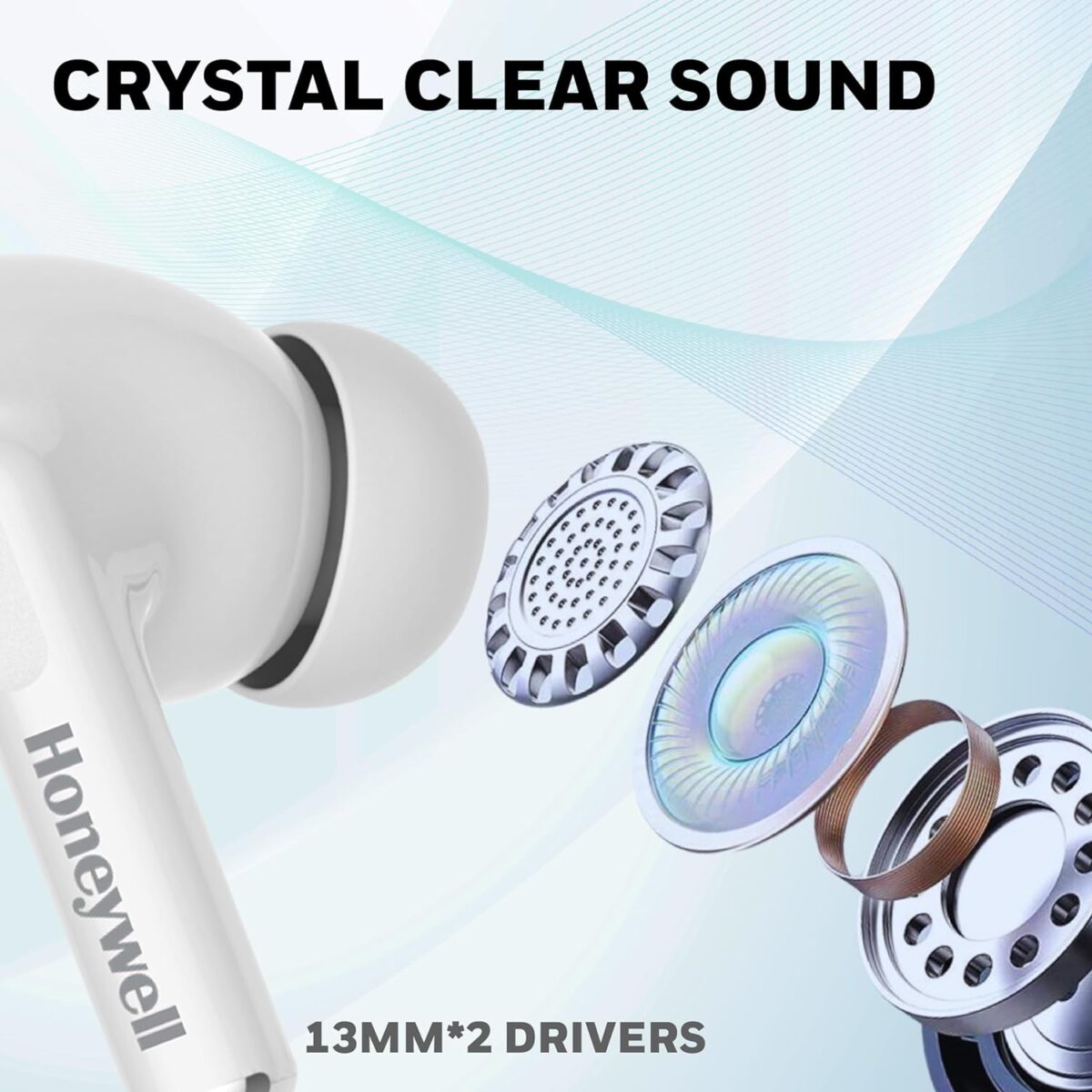 Honeywell Moxie V1200 Earbuds ( white) - Image 2