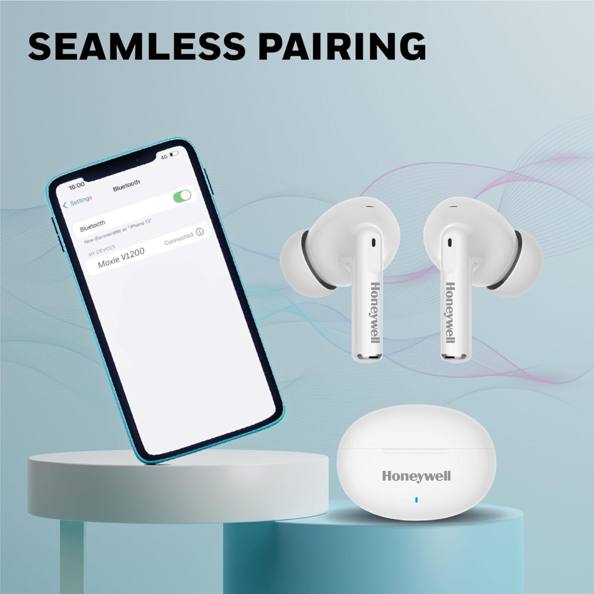 Honeywell Moxie V1200 Earbuds ( white) - Image 4