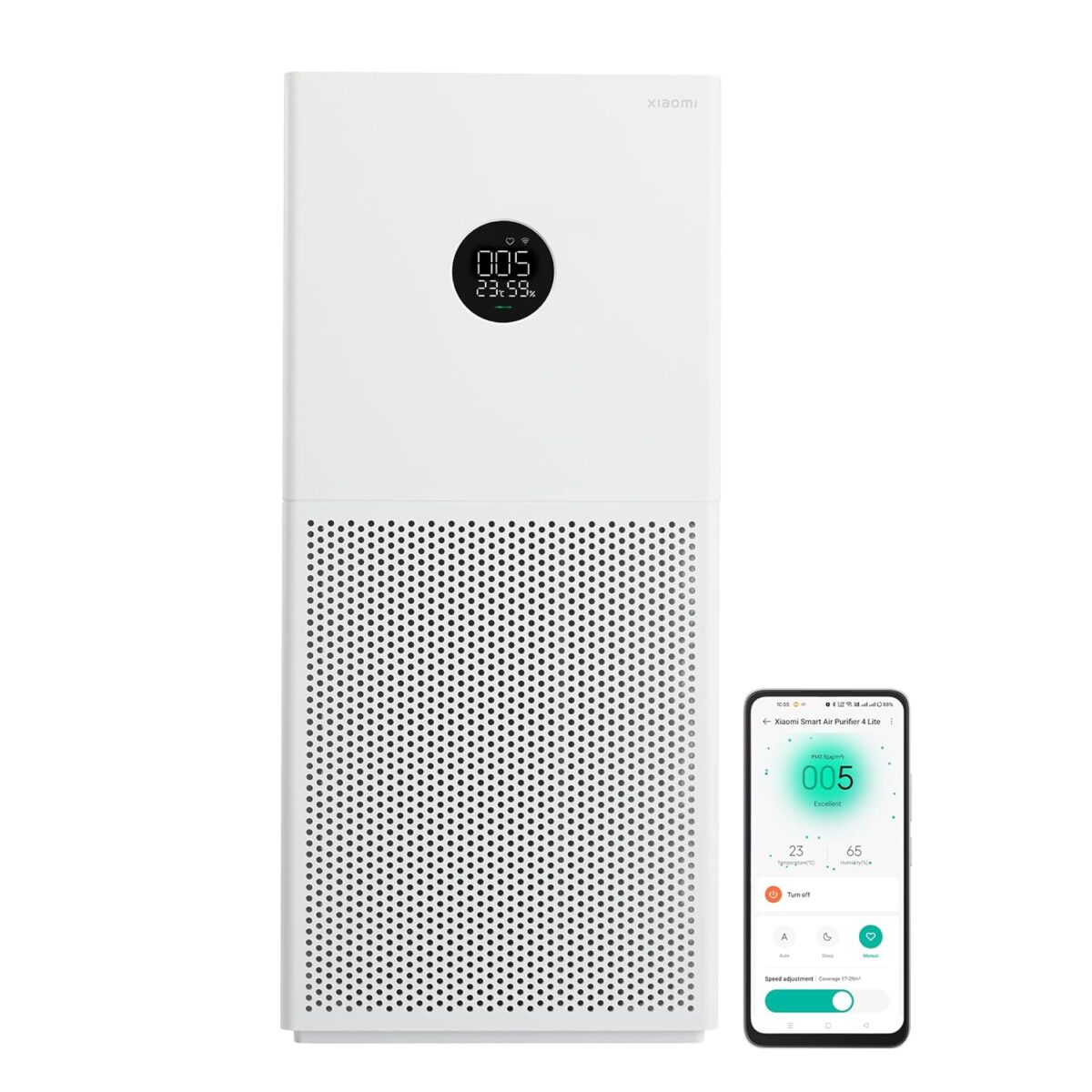 Xiaomi 4 Lite Smart Air Purifier for Home, AQI Display - Image 1