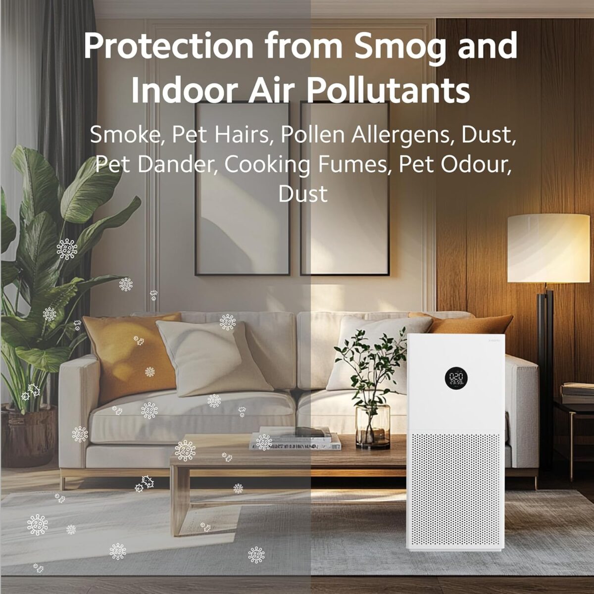 Xiaomi 4 Lite Smart Air Purifier for Home, AQI Display - Image 4